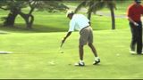 Raw: Obama plays golf during Hawaii vacation