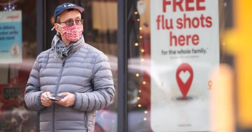 Survey: Less than half of U.S. adults will get flu shot this year; most will wear mask at some point