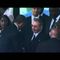 Obama shakes the hand of Raul Castro during Nelson Mandela funeral