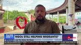 MIGRANTS ARE WAITING AT THE BORDER