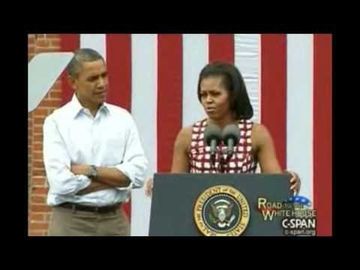In Iowa, First Lady asks President Obama: Did you eat a fried Twinkie?