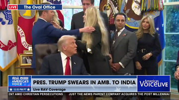 "CHARLIE LOVED YOU": ERIKA KIRK AT AMB. TO INDIA SWEARING IN