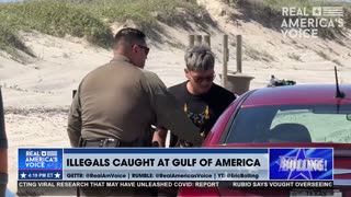 ILLEGALS CAUGHT AT THE GULF OF AMERICA