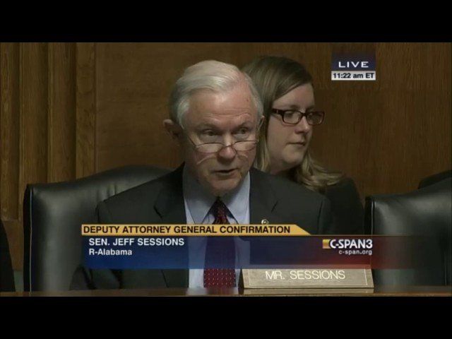From 2015: Sen. Sessions questions Sally Yates (C-SPAN)