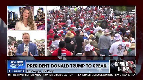 Thousands gather at Vegas Rally to support President Trump!
