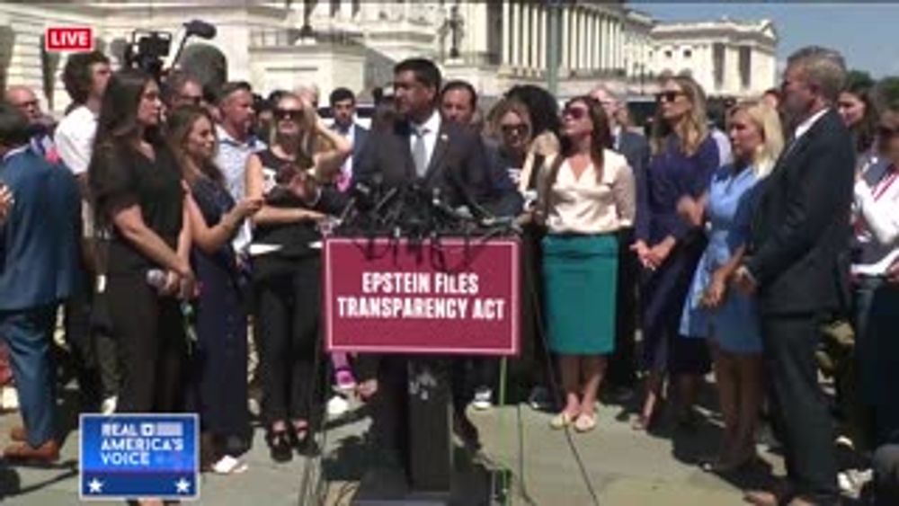Watch live: Jeffrey Epstein victims and lawmakers hold press conference