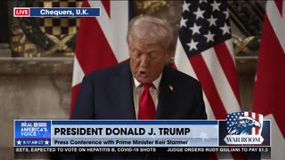 POTUS SPEAKS AT CHEQUERS
