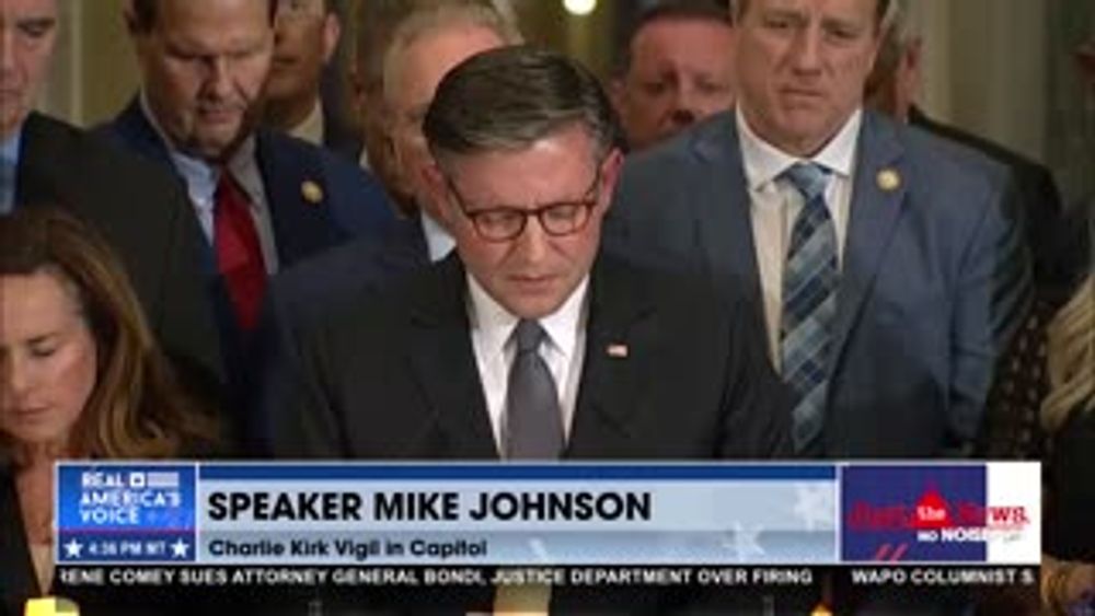 MEMBERS OF CONGRESS OBSERVE A MOMENT OF SILENCE AND PRAYER FOR CHARLIE KIRK
