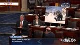 Watch a senator throw a snowball on the Senate floor