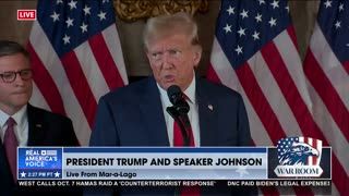 President Trump Talks Security for Israel