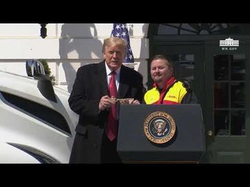 President Trump Delivers Remarks Celebrating America’s Truckers