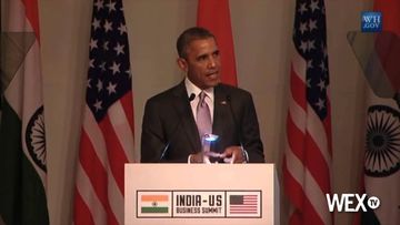 President Obama speaks at U.S.-India business summit