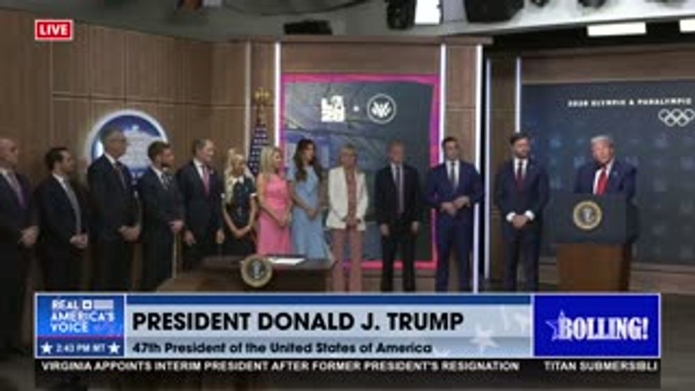 POTUS RECOGNIZES CHAIR OF THE OLYMPIC COMMITTEE