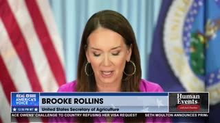 SECRETARY ROLLINS GIVES EMOTIONAL RESPONSE TO CHARLIE KIRK'S MEDAL OF FREEDOM