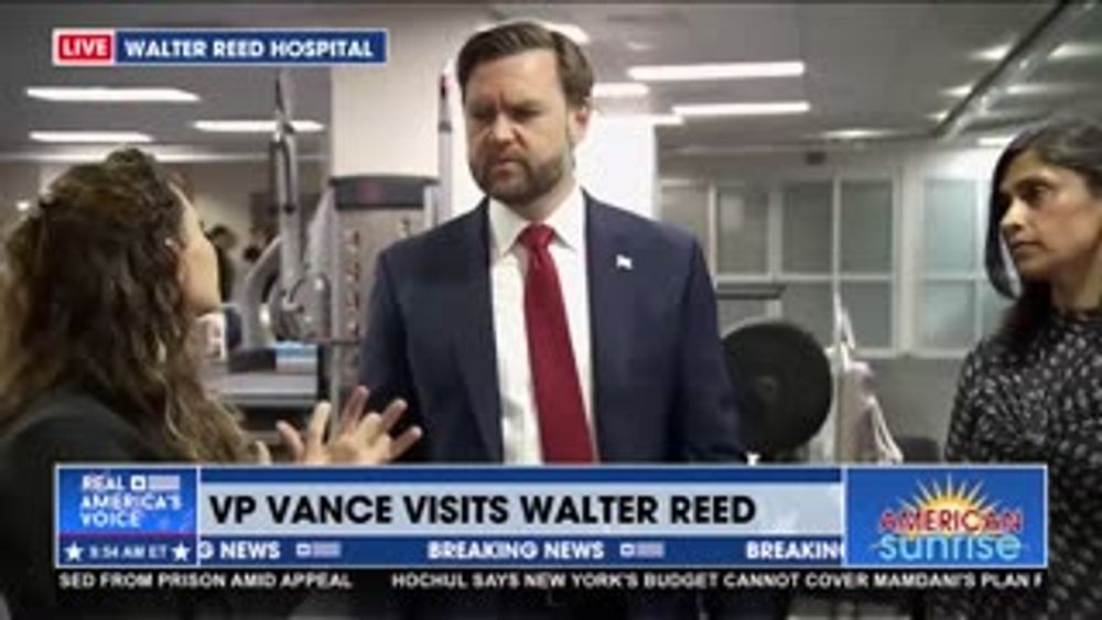 BREAKING: VP VISITS WALTER REED