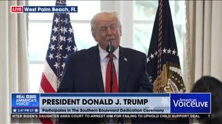 POTUS AT SOUTHERN BLVD DEDICATION CEREMONY