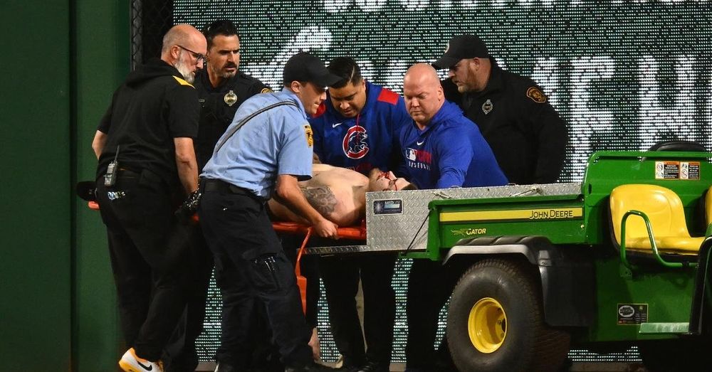 Male fan falls from stands at Pittsburgh Pirates game against Chicago Cubs