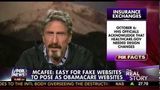John McAfee: Obamacare site has very little security