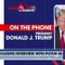 President Donald Trump says Gov. Ron DeSantis’ poll numbers ahead of the 2024
