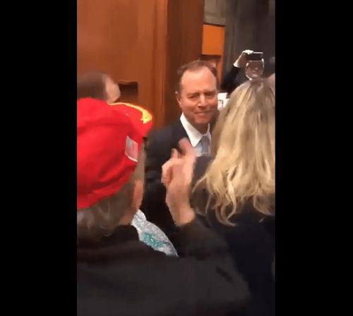 Video: Shifty Comrade Schiff confronted by Trump supporters, told to move to Venezuela