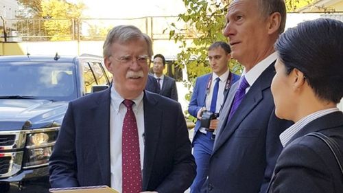 Bolton Meets with Russian Officials on Trump Plan to Withdraw from Arms Treaty