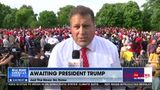 A Huge Crowd Awaits President Trump in the Bronx