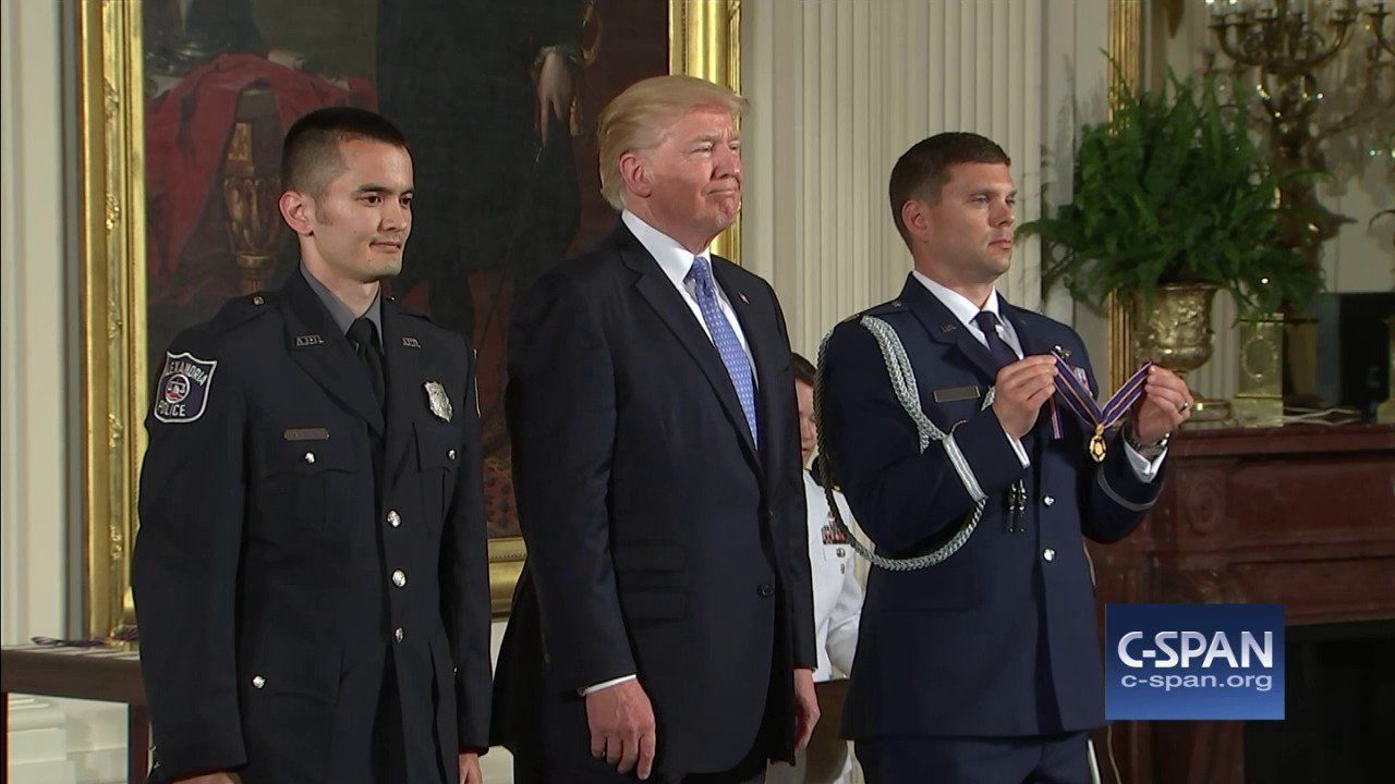 White House Medal of Valor Presentation (C-SPAN)