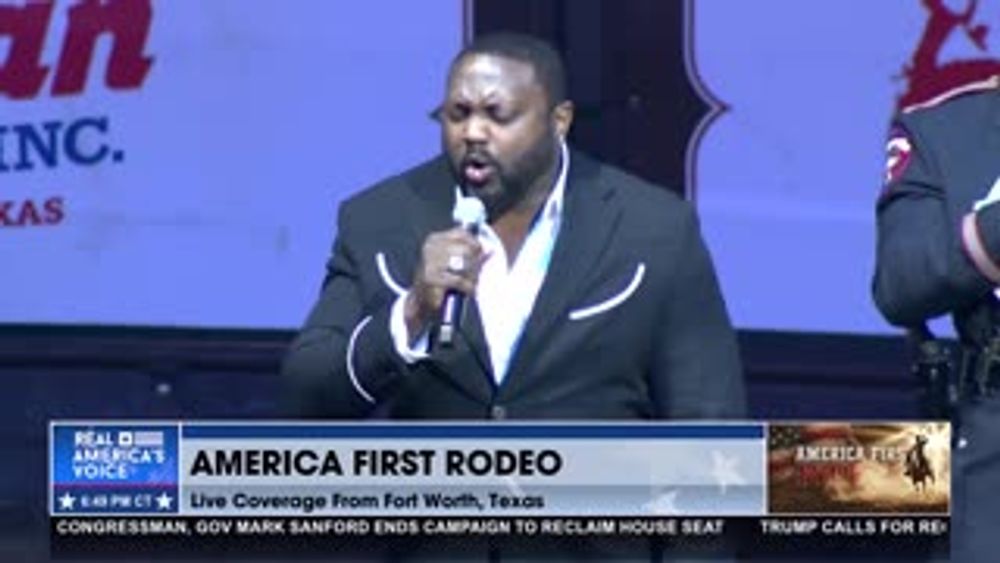 A PRAYER TO KICK OFF AMERICA FIRST RODEO