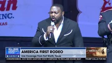 A PRAYER TO KICK OFF AMERICA FIRST RODEO