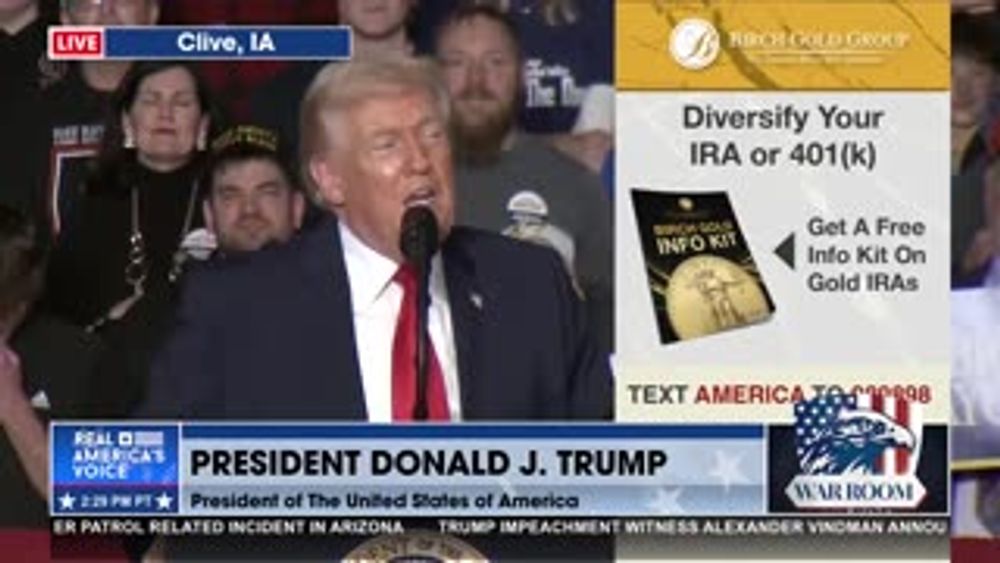 PRESIDENT TRUMP DELIVERS REMARKS ON THE ECONOMY IN IOWA