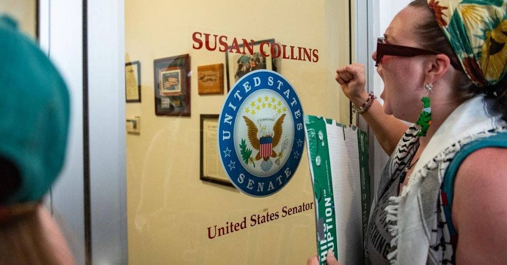Maine residents protest outside Sen. Susan Collins' office over fatal ICE-related shooting