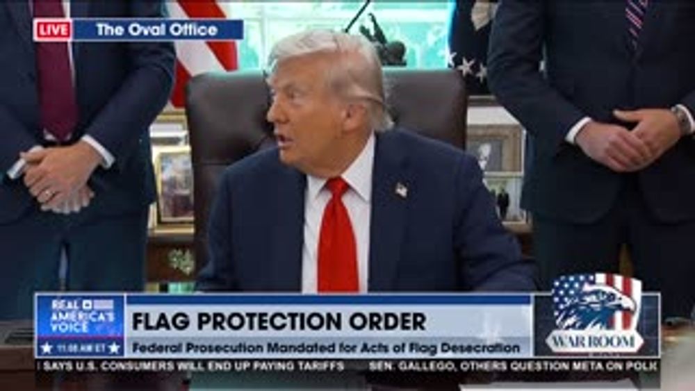 AMERICAN FLAG BURNING UNLAWFUL, E.O. SIGNED BY POTUS TO PROTECT THE FLAG