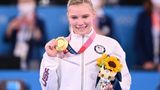 Team USA gymnast Jade Carey wins gold medal in Olympics floor exercise