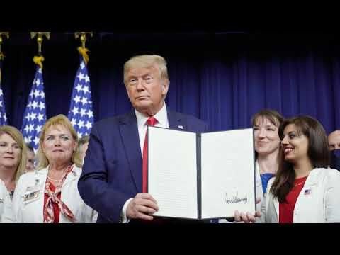 Trump Rally Tulsa OK, 4 Saluting 600 Times
