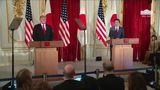 President Trump Participates in a Joint Press Conference with the Prime Minister of Japan