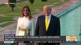 US President Donald Trump & First Lady get clicked in front of Taj Mahal