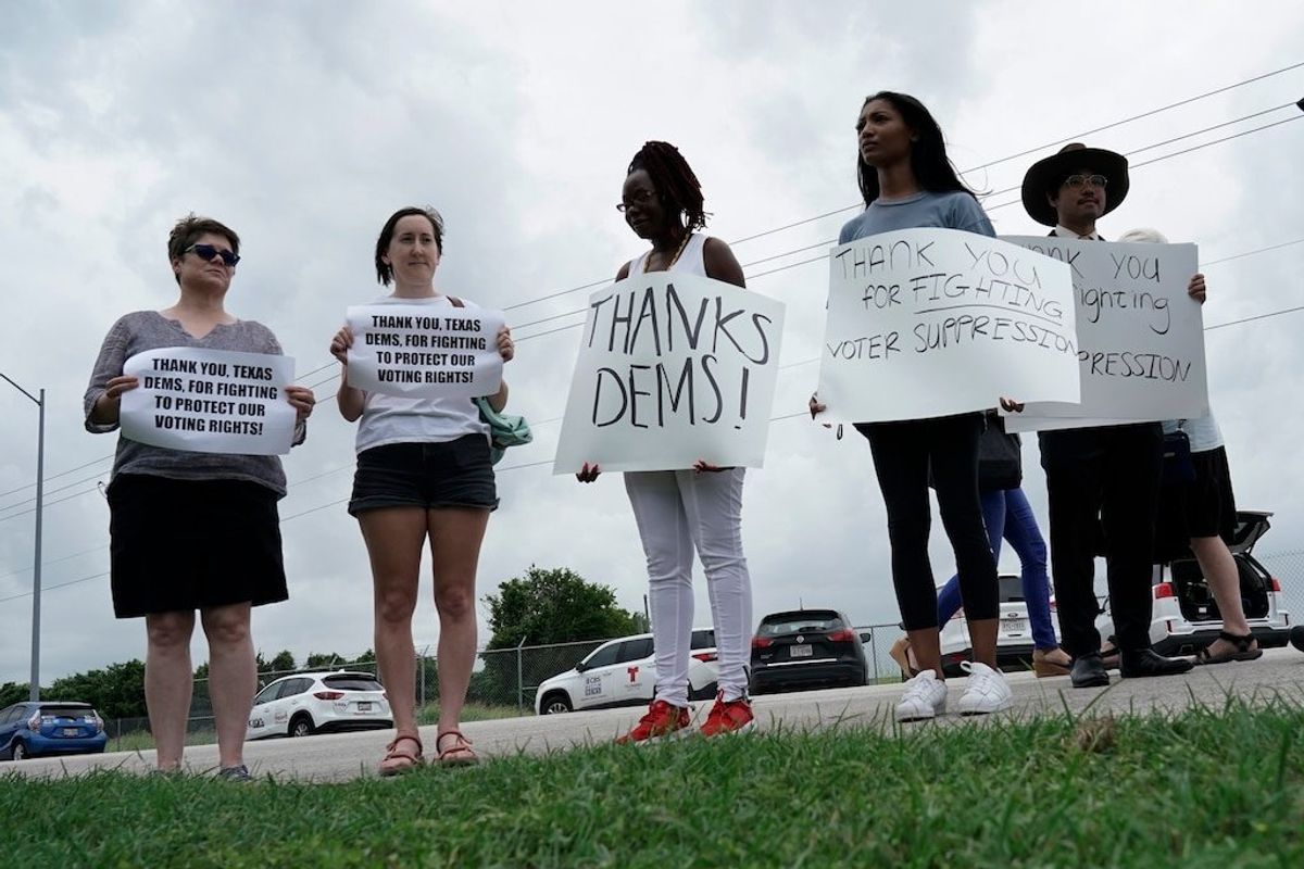 Texas Democrats Leave State to Try to Stop GOP Voting Bill