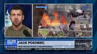 Jack Posobiec Reports A Man Has Set Himself On Fire Outside President Trump's NYC Courthouse