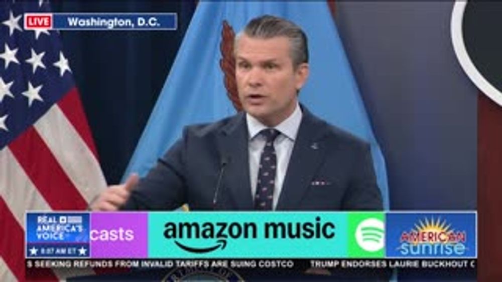 HEGSETH: U.S. DESTROYING IRAN'S ABILITY TO MAKE WEAPONS