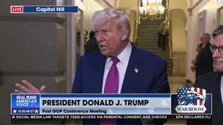 TRUMP RESPONDS TO QUESTION ON REP. MCIVER