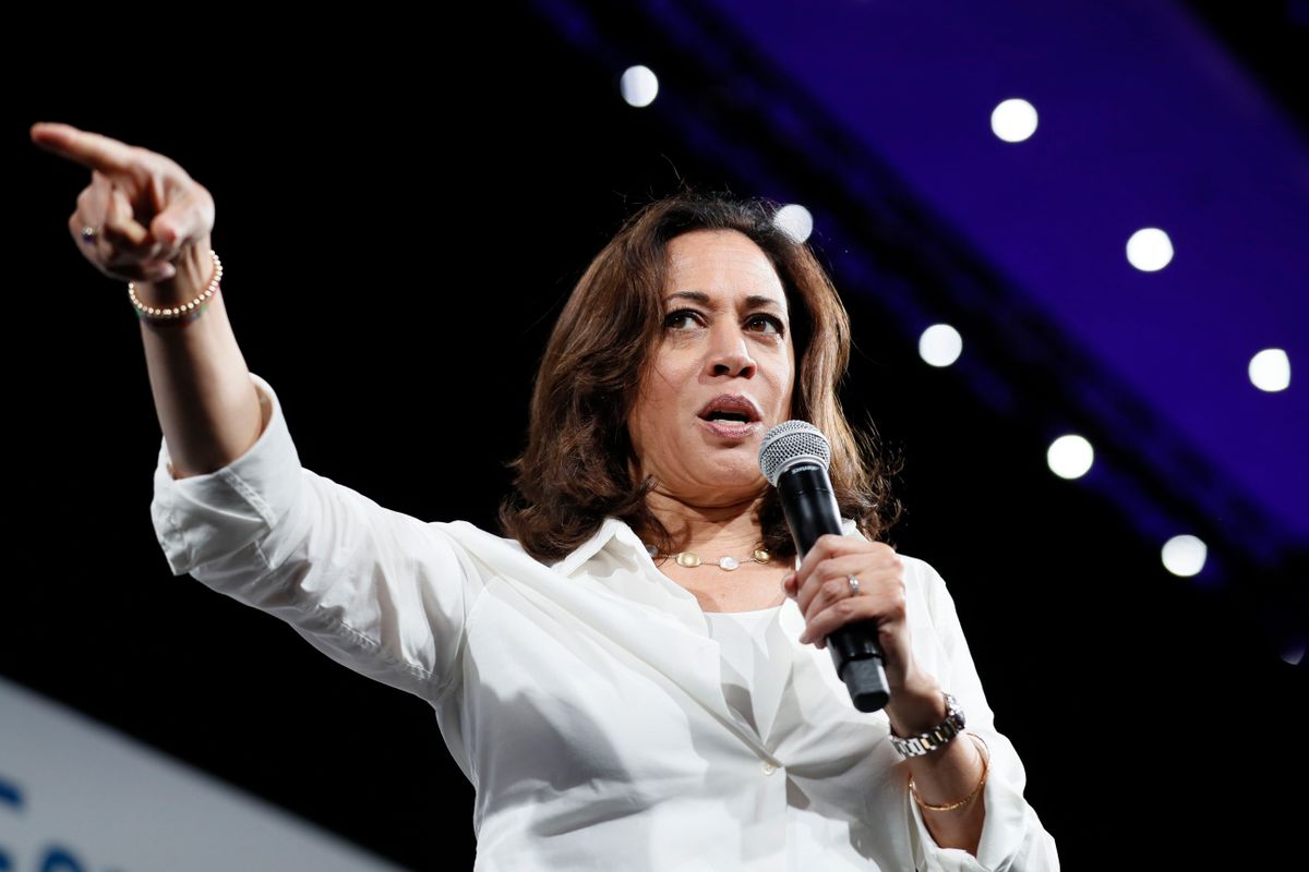 AP Interview: Kamala Harris on Her Bus Tour Through Iowa