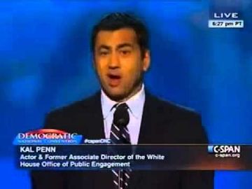 Kal Penn mocks Clint Eastwood in DNC speech