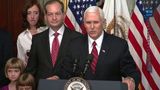 Vice President Pence Participates in a Swearing-In Ceremony for Alex Acosta as Secretary of Labor
