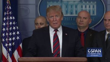 President Trump congratulates Speaker Pelosi (C-SPAN)