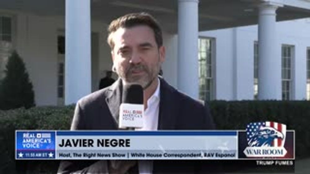 BREAKING: VENEZUELAN LEADER VISITING WHITE HOUSE IS "UPSET"