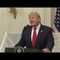 President Trump and The First Lady Participate in a Flag Presentation