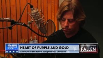 HEART OF PURPLE AND GOLD