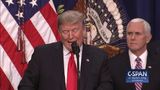 President Trump: “I’ve made my position very clear. (C-SPAN)