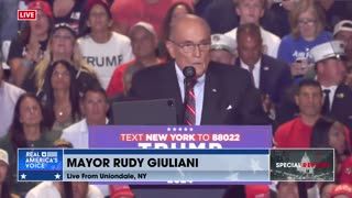 Rudy Giuliani at Trump Rally In NY