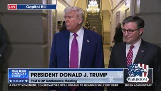 TRUMP NOT LOSING PATIENCE